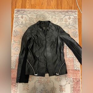 Small - faux leather jacket